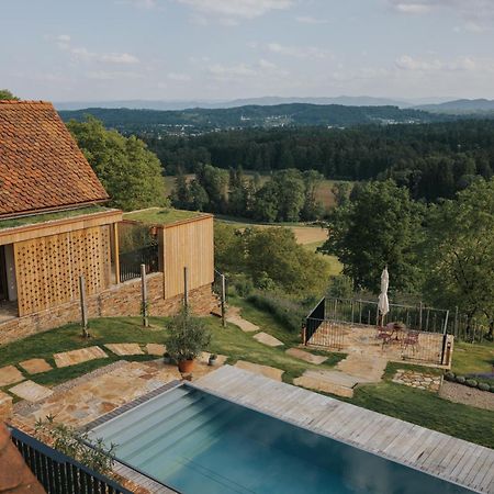 Am Wildbachberg - Luxus Ferienhaeuser Mit Infinitypool, Privatsauna Und Weinkeller Deutschlandsberg Dış mekan fotoğraf