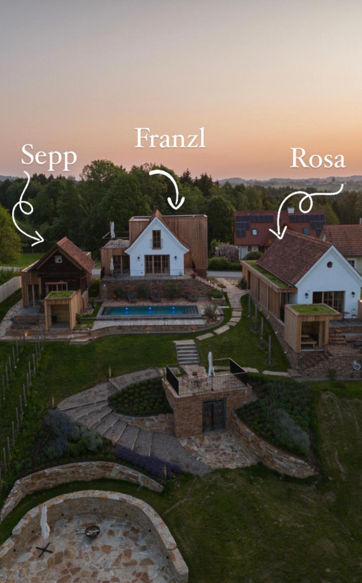 Am Wildbachberg - Luxus Ferienhaeuser Mit Infinitypool, Privatsauna Und Weinkeller Deutschlandsberg Dış mekan fotoğraf